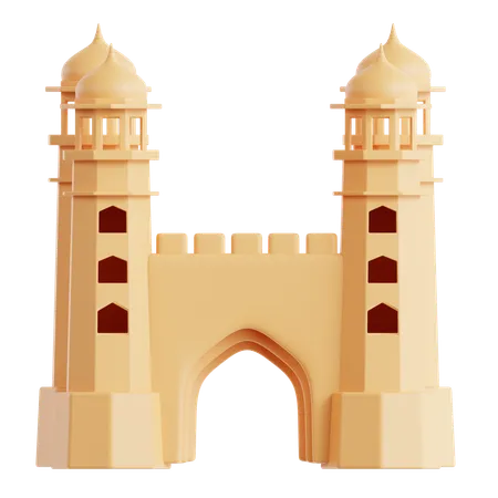 Amber Fort  3D Icon