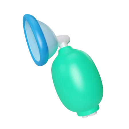 This Is A 3 D Illustration Of The Resuscitator Icon Illustrating The Breathing Aid Available In PSD Format With A Transparent Background 3D Illustration