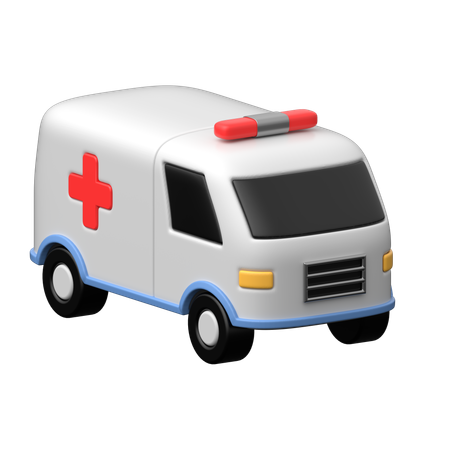 救急車  3D Icon