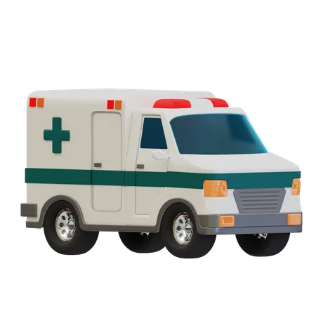 Ambulance  3D Icon