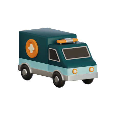 Ambulance  3D Icon