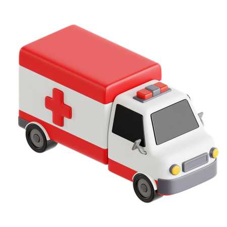 Ambulance  3D Icon