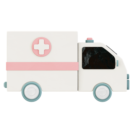 Ambulance  3D Icon