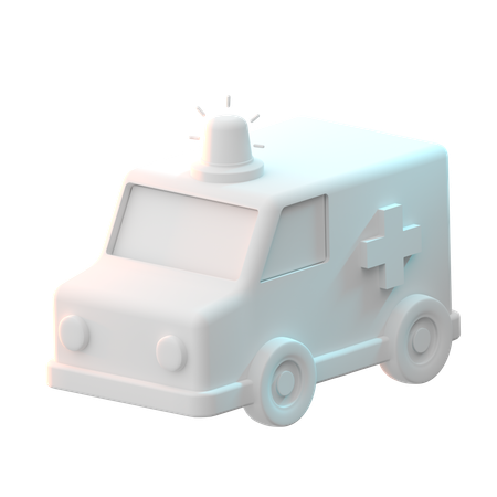 Ambulance  3D Icon