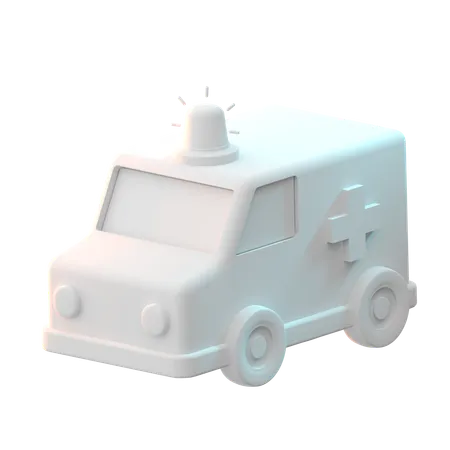 Ambulance  3D Icon