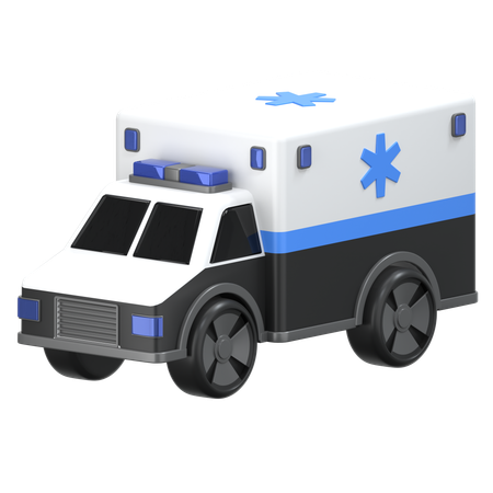 Ambulance  3D Icon