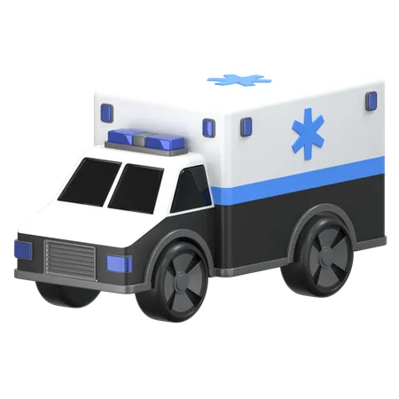 Ambulance  3D Icon