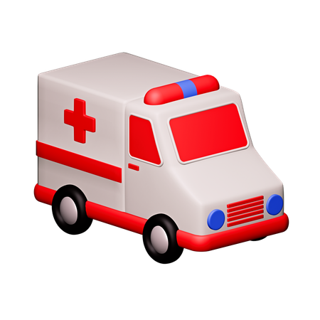 Ambulance  3D Icon