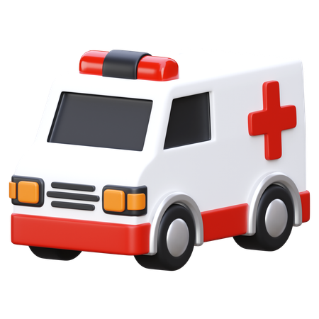 Ambulance  3D Icon