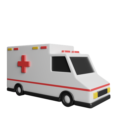 Ambulance  3D Icon