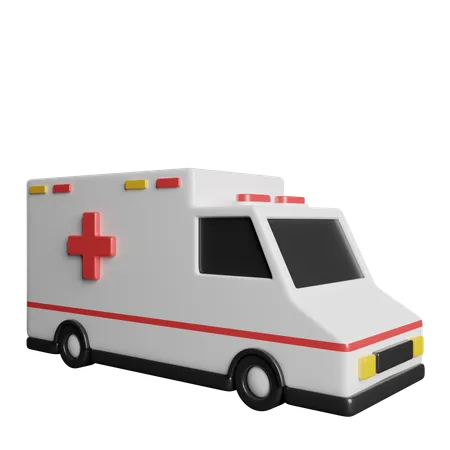 Ambulance  3D Icon