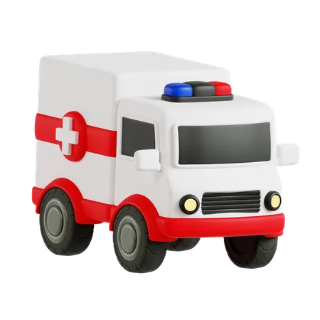 Ambulance  3D Icon