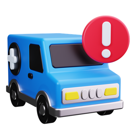 Ambulance  3D Icon