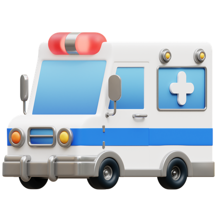 Ambulance  3D Icon