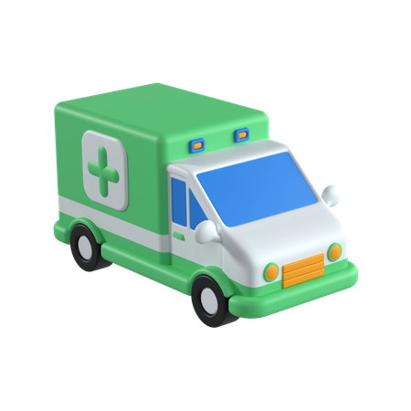 Ambulance  3D Icon
