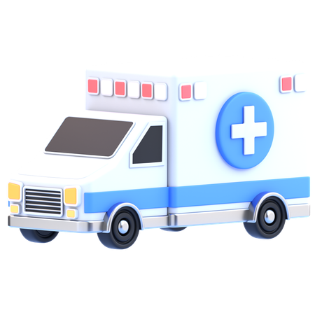 Ambulance  3D Icon