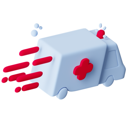 Ambulance  3D Icon