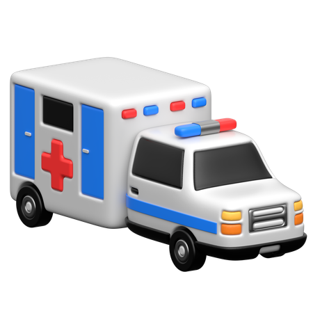 Ambulance  3D Icon