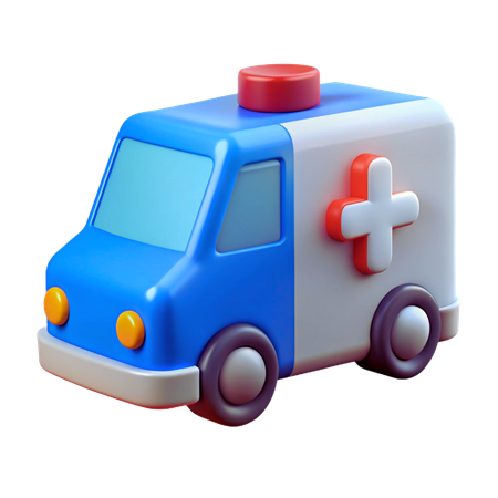 Ambulance  3D Icon
