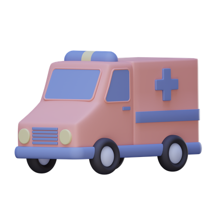 Ambulance  3D Icon