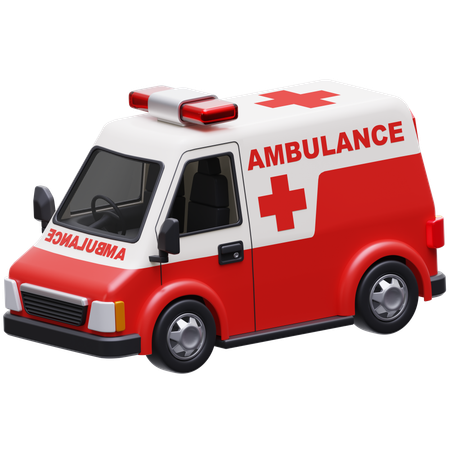 Ambulance  3D Icon