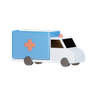 ambulance 3d illustration
