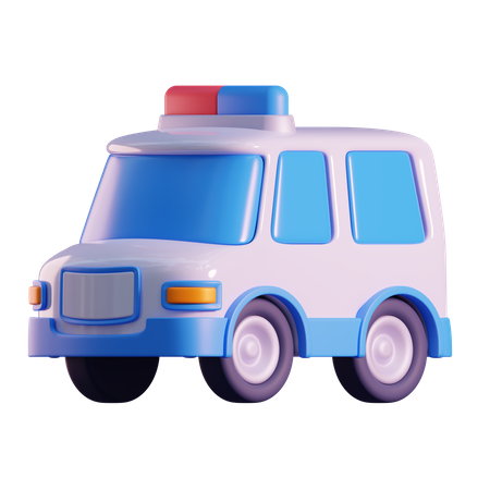 Ambulance  3D Icon