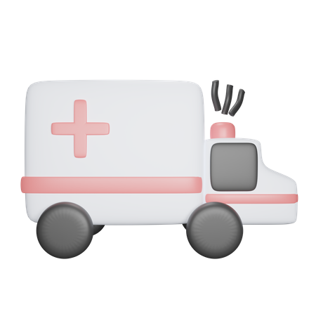 Ambulance  3D Icon