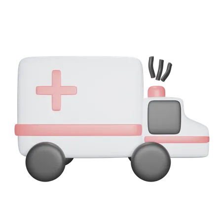 Ambulance  3D Icon