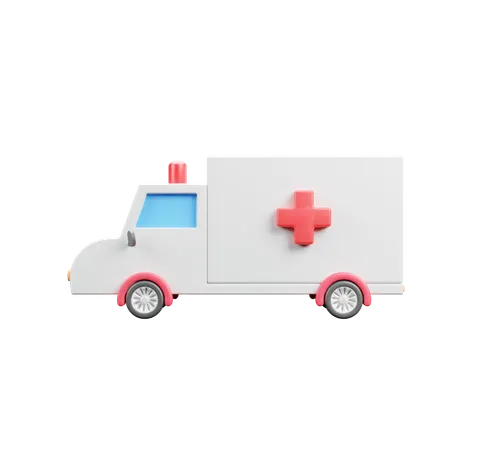 Ambulance  3D Icon