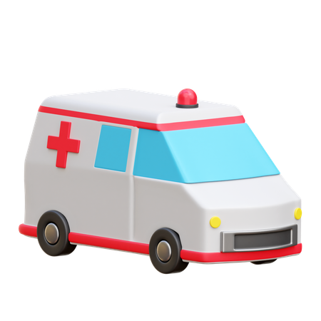 Ambulance  3D Icon