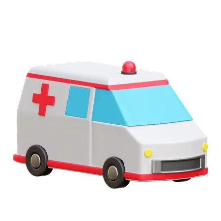 Ambulance  3D Icon