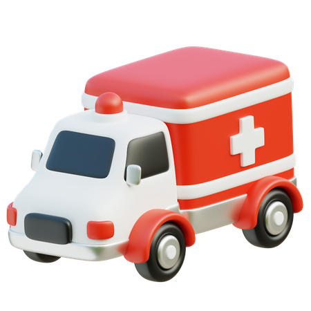 Ambulance  3D Icon