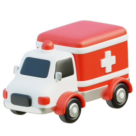 Ambulance  3D Icon