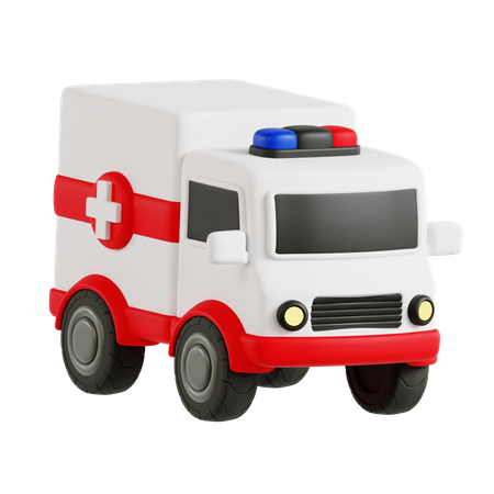 Ambulance  3D Icon