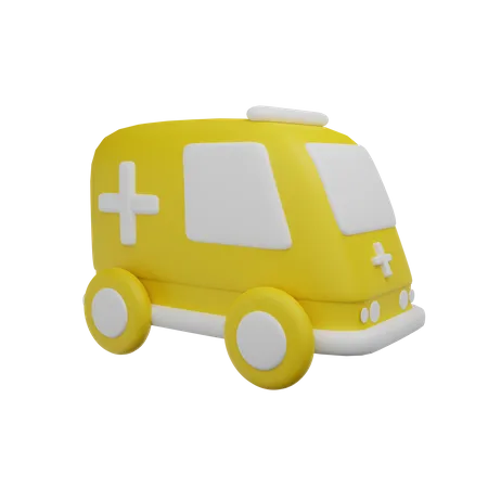 Ambulance  3D Icon