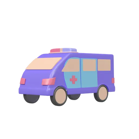 Ambulance  3D Icon