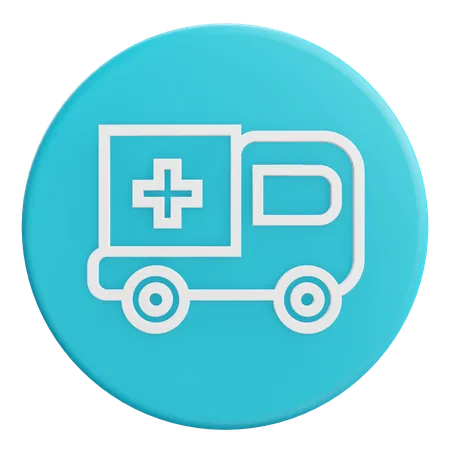 Ambulance  3D Icon