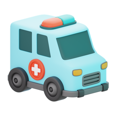 Ambulance  3D Icon