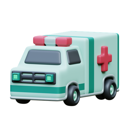 Ambulance  3D Icon