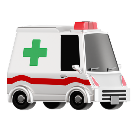 Ambulance  3D Icon