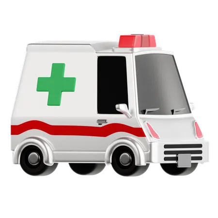 Ambulance  3D Icon