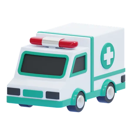 Ambulance  3D Icon