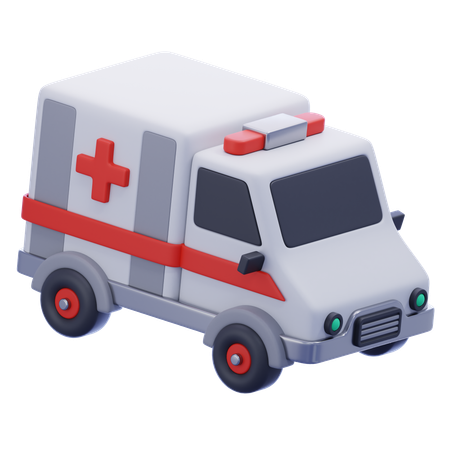 Ambulance  3D Icon