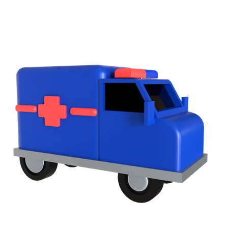 Ambulance  3D Icon