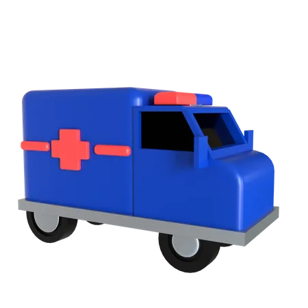 Ambulance  3D Icon