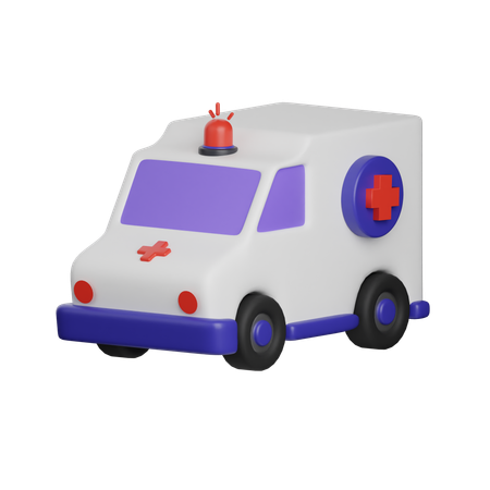 Ambulance  3D Icon