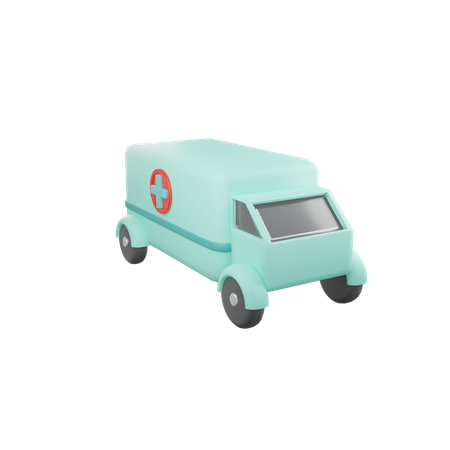 Ambulance  3D Icon