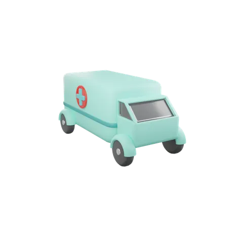 Ambulance  3D Icon