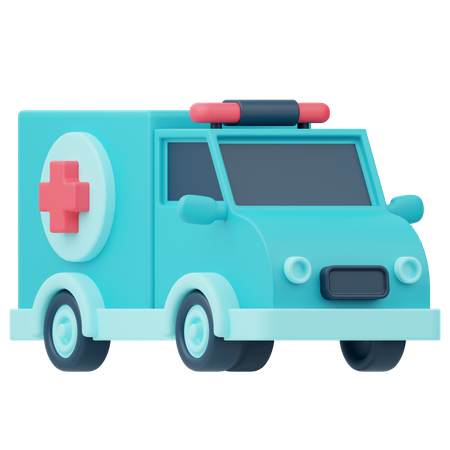 Ambulance  3D Icon